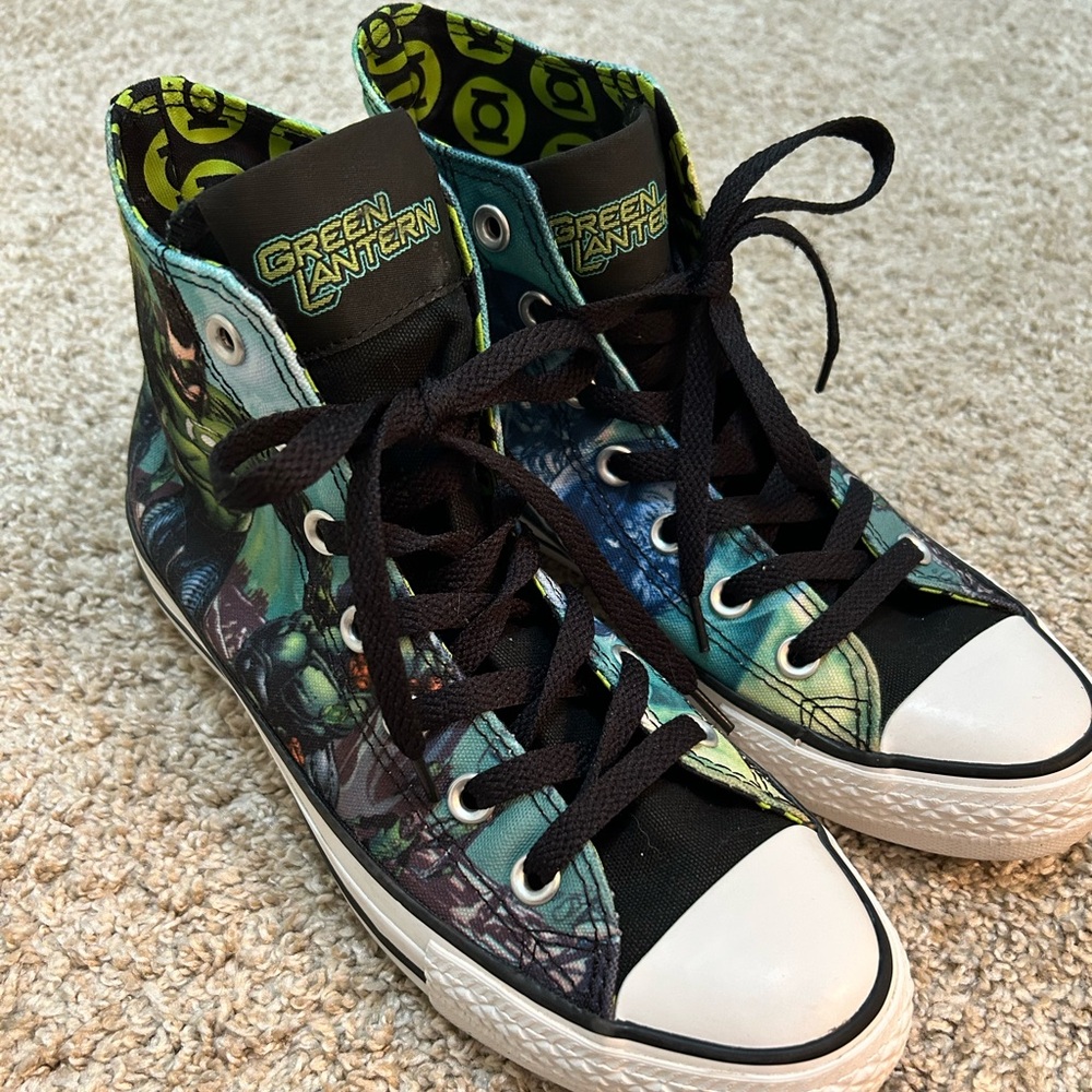 Converse DC Green Lantern Hi-top Sneakers